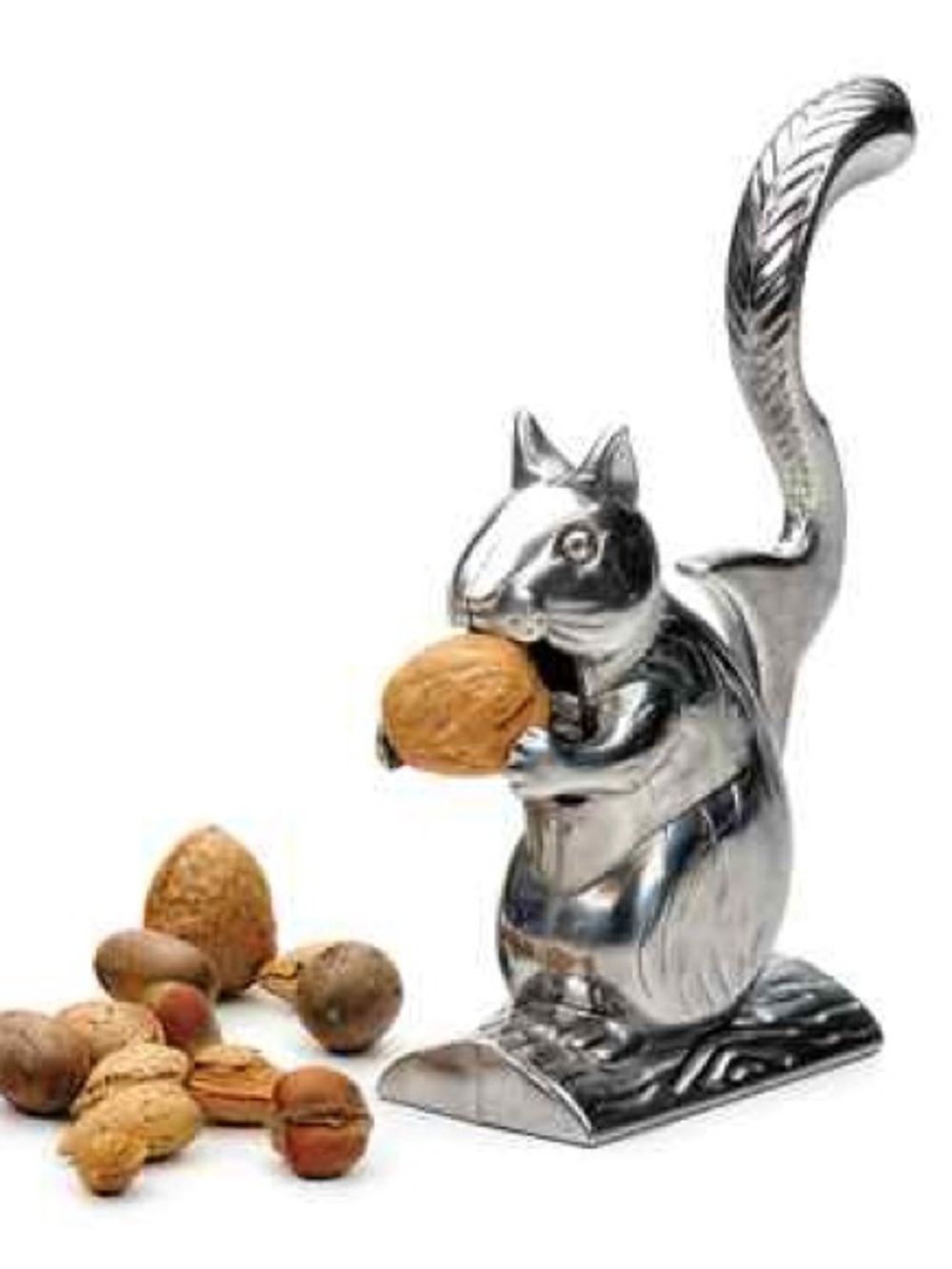 Squirrel 🐿️ Nutcracker- 🌰 🥜 Shiny, Solid Metal - NEW
